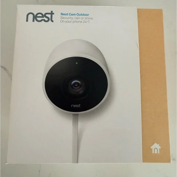 NEST Weatherproof Outdoor Security Camera - 24/7 Live Stream - Picture 1 of 7